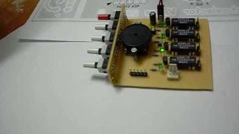 4 channel Input Selector with PIC16F628