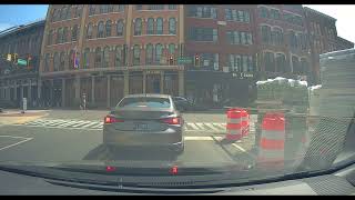 POV Driving Through Nashville with Authentic Road Sounds White Noise ASMR No Talking For Sleep
