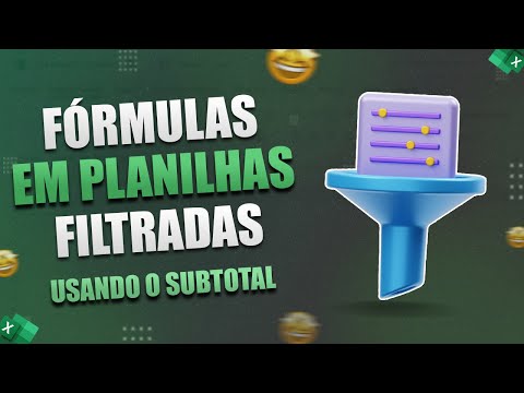 Fórmulas em planilhas filtradas | Fórmula SUBTOTAL