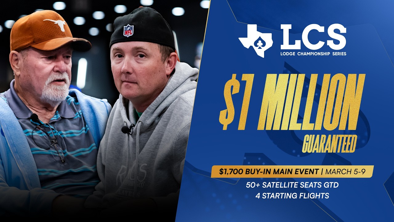 $1,000,000 GTD LCS MAIN EVENT Day 1  | Lodge Live Stream
