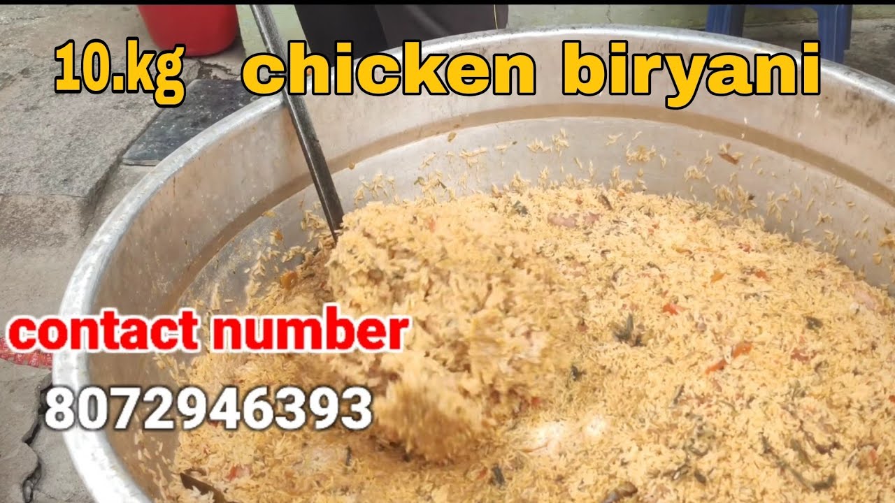 today-order-10-kg-chicken-biryani