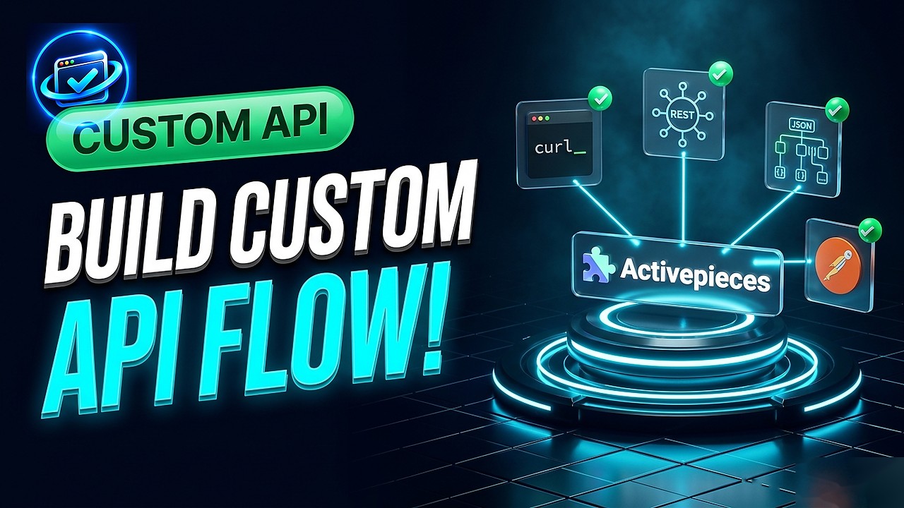 How to Create a Custom API Integration in Activepieces - YouTube