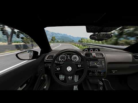 BeamNG Drive - Volkswagen Scirocco R 2.0TSI (FAST DRIVING)
