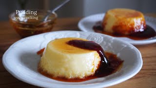 [材料3つ・オーブンなし] トースターで作れる！なめらかプリン作り方 No oven Pudding 푸딩