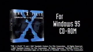 The X-files Unrestricted Access (1997) Promo (VHS Capture)
