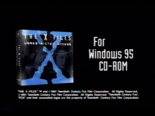 The X-files Unrestricted Access (1997) Promo (VHS Capture) - YouTube