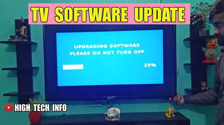 HOW TO UPDATE / UPGRADE TV SOFTWARE - TV FIRMWARE UPDATE