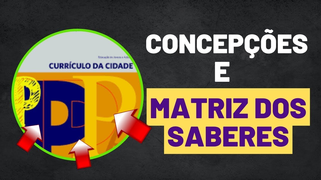 Currículo Ensino Fundamental - Concepções / Matriz dos saberes - YouTube