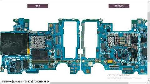 Samsung A8S SM A887 Touche Notwarking Problem Hardware Solution