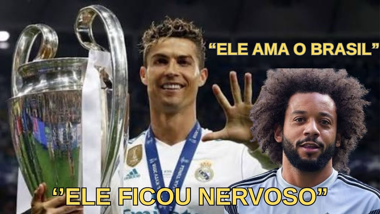 MARCELO FALA COMO ERA JOGAR COM O CR7 👀😂