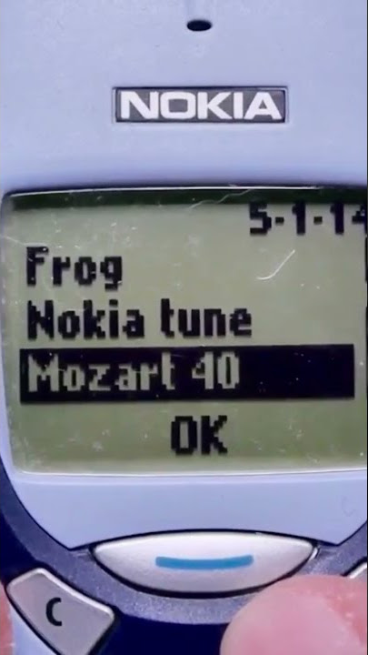 Mozart 40 Nokia 3310 ringing tone