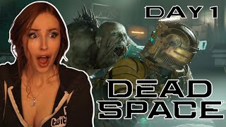 Wow... This Game is Actually Horrifying | DEAD SPACE REMAKE | First Playthrough [DAY 1]
