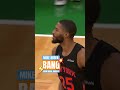 BANG. Mikal Bridges hits a trey late in the 4Q in Boston ⚡️ #knicks #nba #three #basketball