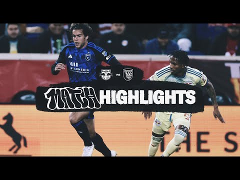 New York Red Bulls San Jose Earthquakes Goals And Highlights