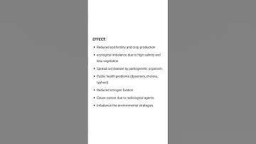 Notes on soil pollution #ecology #pollution #evs