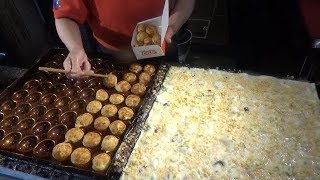 Japanese street food - Takoyaki プロが焼く大阪のたこ焼き