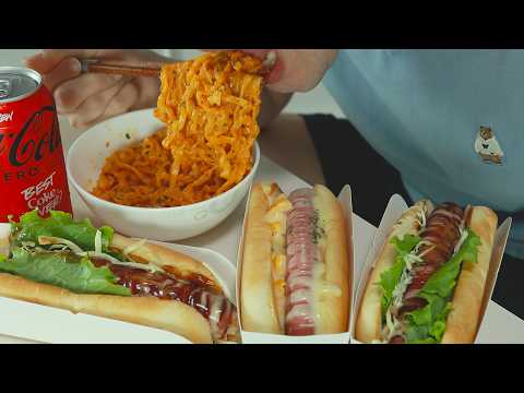 Why Do Hot Dogs <strong>Sound</strong> So <strong>Good</strong> on Rainy Days? 🌧️🌭 Cinemamukbang