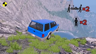 Realistic High-Speed Car Crashes in BeamNG.drive #83 | Ultra Detailed Crash Compilation
