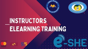 eSHE Video Tutorial for Instructors