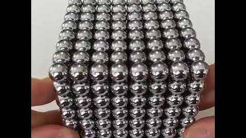 Amazing Playing with 1000 mini magnetic balls! (Fun with 1000 cube buckyballs)