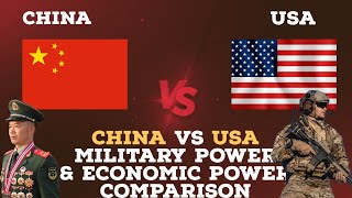 USA VS China Military Power 2024 | China vs USA Military Power and Economic Power Comparison 2024