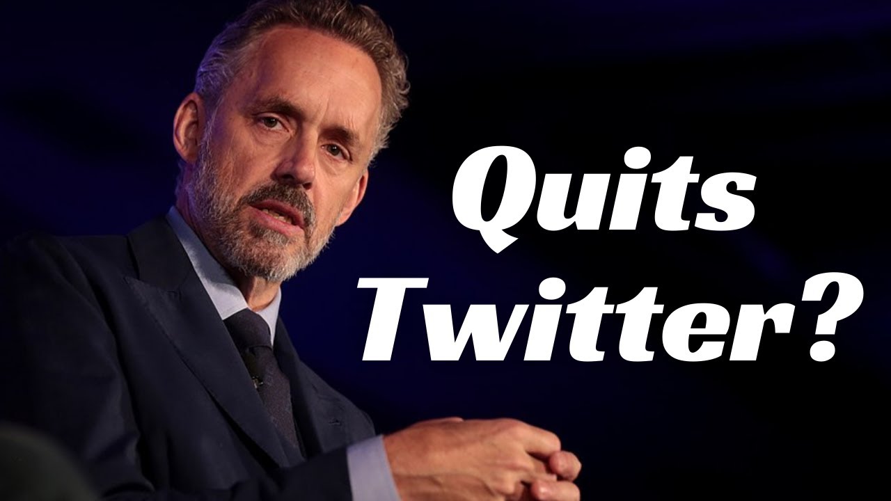 Jordan Peterson Quits Twitter Over Mean Tweet Replies?