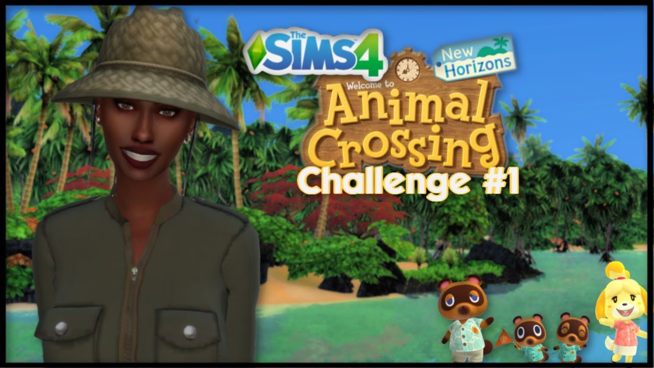 The Sims 4 Animal Crossing New Horizons Challenge #1