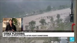 At least 20 people killed in China after heavy rainstorms lash Beijing • FRANCE 24 English