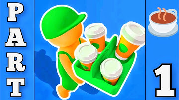 Coffee Break - Android iOS Mobile Gameplay Walkthrough Part 1 (Idle, Tycoon, Simulation)