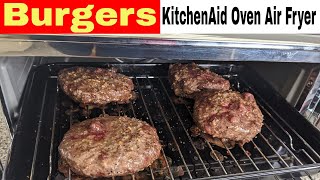 Cooking Burgers in the Air Fryer Oven