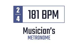181 BPM - 2/4 - Metronome