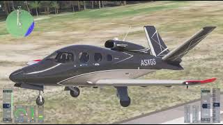 Cirrus vision jet G2 south bimini takeoff