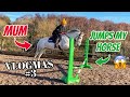 MY MUM JUMPS MY *naughty* HORSE (This is NOT a drill) ~ Vlogmas day 3