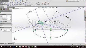 Tangent to an ellipse