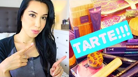 HUGE Tarte HAUL! Mini Reviews + Swatches ♥ The GOOD + The BAD