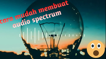 Cara membuat audio spectrum green screen  | tutorial KineMaster#2