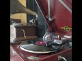 美空 ひばり ♪風に唄えば♪ 1958年 78rpm record. Columbia Model No G ー 241 phonograph