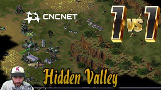 CnCNet Red Alert 2 Gameplay 1 vs 1 Challenge in Hidden Valley