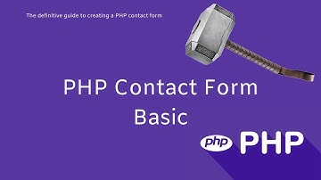 Creating a PHP contact form using phpMailer and MySQL from scratch - Part 1