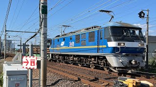 8090レ EF210-301+チキ3両 藤枝〜西焼津駅間通過