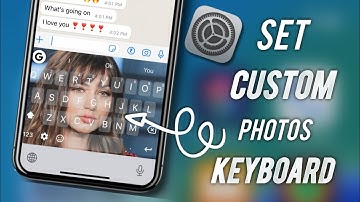 How To Change Keyboard Background in iPhone 🔥| How To Set Wallpaper in iPhone Keyboard |