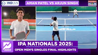 IPA Nationals 2025: Aman Patel vs Arjun Singh for the Crown! Open Men’s Singles Final Highlights