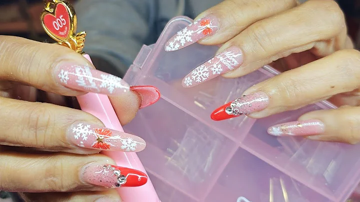 Enailcouture.com #acrylicnails #nailtutorial #fyp #frenchnails #nailart #nailtech #christmasnails 