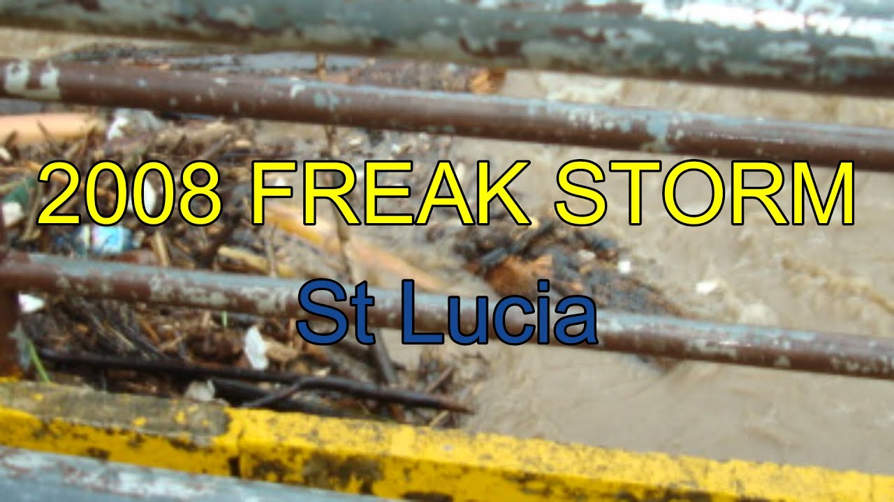 Freak System Freak weather system Oct 2008 | St. Lucia - YouTube