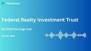 FRT Stock | Federal Realty Investment Trust Q1 2026 Earnings Call thumbnail