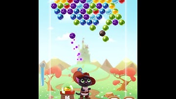 Level 54 of Fruity Cat bubble shooter