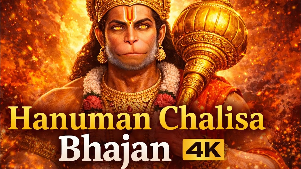 हनुमान चालीसा भजन 4K HD | Jai Bajrangbali Hanuman | संकट मोचन हनुमान जी का भजन