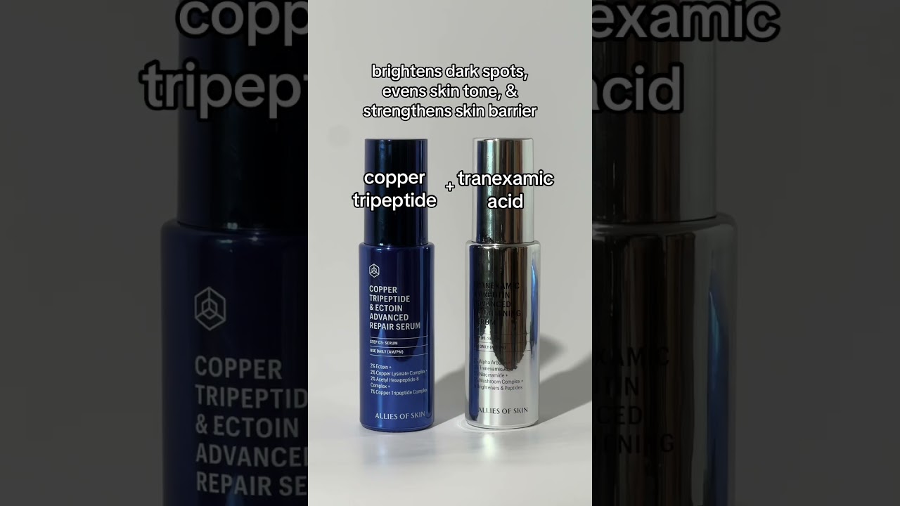 video ALLIES OF SKIN Copper Tripeptide & Ectoin Advanced Repair Serum