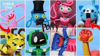 Making Mommy Long Legs and all Poppy Playtime Characters Compilation made of Clay ➤ Part 1