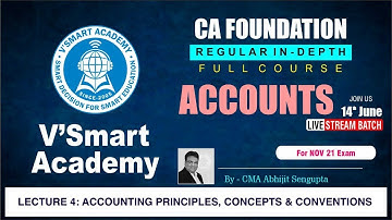 Lecture 4 | CA Foundation Accounts Regular In-Depth Course| Nov21 & May22